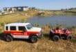 An NSRI vehicle and quad bike at the Club Med South Africa Beach & Safari on the KwaZulu-Natal North Coast where teams will stationed for lifeguarding and sea rescue. Photo: NSRI