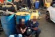 Two men detained over alleged stolen goods at scrap yard