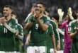 Mexico's players celebrate after winning the 2026 World Cup round of 32 football match between Mexico and Ecuador at the Mexico City Stadium in Mexico City on June 30, 2026. (Photo by Alfredo ESTRELLA / AFP)