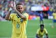 TOPSHOT - Brazil's forward #10 Neymar reacts after losing the 2026 World Cup round of 16 football match between Brazil and Norway at the New York/New Jersey Stadium in East Rutherford on July 5, 2026. (Photo by ANGELA WEISS / AFP)