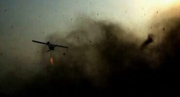 This screen grab taken on July 15, 2026, from video footage released by Iran's Revolutionary Guards (IRGC)'s Sepah News website on July 14, 2026, allegedly shows a drone being launched from an undisclosed location towards US targets in Bahrain and Kuwait.