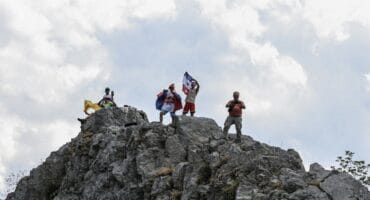 Spectators stand atop a rock formation along the roadside during the 15th stage of the 113th edition of the Tour de France cycling race, 183,9 km between Champagnole and Plateau de Solaison in the Jura mountains, on July 19, 2026. (Photo by Anne-Christine POUJOULAT / AFP) Related content Photos cycling - tdf - 2026 - stage 15 A spectators cheers from a balcony across from Saint-Michel church in Morbier as riders cycle past during the 15th stage of the 113th edition of the Tour de France cycling race, 183,9 km between Champagnole and Plateau de Solaison in the Jura mountains, on July 19, 2026. cycling - tdf - 2026 - stage 15 Spectators line the race route in front of a bar during the 15th stage of the 113th edition of the Tour de France cycling race, 183,9 km between Champagnole and Plateau de Solaison in the Jura mountains, on July 19, 2026. cycling - tdf - 2026 - stage 15 A spectator stands atop a tractor as the pack of riders (peloton) cycles past during the 15th stage of the 113th edition of the Tour de France cycling race, 183,9 km between Champagnole and Plateau de Solaison in the Jura mountains, on July 19, 2026. cycling - tdf - 2026 - stage 15 Spectators ring bells along the roadside as the pack of riders (peloton) cycles past during the 15th stage of the 113th edition of the Tour de France cycling race, 183,9 km between Champagnole and Plateau de Solaison in the Jura mountains, on July 19, 2026. cycling - tdf - 2026 - stage 15 Spectators ring bells along the roadside as the pack of riders (peloton) cycles past during the 15th stage of the 113th edition of the Tour de France cycling race, 183,9 km between Champagnole and Plateau de Solaison in the Jura mountains, on July 19, 2026. cycling - tdf - 2026 - stage 15 The pack of riders (peloton) cycle at the start of the 15th stage of the 113th edition of the Tour de France cycling race, 183,9 km between Champagnole and Plateau de Solaison in the Jura mountains, on July 19, 2026. cycling - tdf - 2026 - spectators AFP presents a reportage of 20 photographs of the 2026 Tour de France cycling race by Anne-Christine Poujoulat, Loic Venance and Jeff Pachoud, of spectators lining the route to catch a glimpse of the peloton. cycling - tdf - 2026 - spectators Spectators cheer in a makeshift pool in a trailer along the race route as the pack of riders (peloton) cycles past during the 6th stage of the 113th edition of the Tour de France cycling race, 186,2 km between Pau and Gavarnie-Gèdre in the French Pyrenees, on July 9, 2026. cycling - tdf - 2026 - spectators Spectators ride bicycles hanging from a telehandler along the race route at the start of the 10th stage of the 113th edition of the Tour de France cycling race, 166,6 km between Aurillac and Le Lioran in the Massif Central, on July 14, 2026. cycling - tdf - 2026 - spectators Spectators cheer from atop an elevated bucket draped in a French flag for Bastille day along the race route during the 10th stage of the 113th edition of the Tour de France cycling race, 166,6 km between Aurillac and Le Lioran in the Massif Central, on July 14, 2026. cycling - tdf - 2026 - spectators TotalEnergies team's French rider Thibault Guernalec, Caja Rural - Seguros RGA team's Czech rider Jakub Otruba and Lotto Intermarché team's Belgian rider Liam Slock cycle in a breakaway during the 8th stage of the 113th edition of the Tour de France cycling race, 180,4 km between Perigueux and Bergerac in southwestern France, on July 11, 2026. cycling - tdf - 2026 - best of - week 2 The pack of riders (peloton) cycle past a classic car parked along the race route during the 12th stage of the 113th edition of the Tour de France cycling race, 181 km between Circuit de Nevers Magny-Cours and Chalon-sur-Saône in central France, on July 16, 2026. cycling - tdf - 2026 - best of - week 2 The pack of riders (peloton) cycles during the 10th stage of the 113th edition of the Tour de France cycling race, 166,6 km between Aurillac and Le Lioran in the Massif Central, on July 14, 2026. cycling - tdf - 2026 - best of - week 2 UAE Team Emirates - XRG's Slovenian rider Tadej Pogacar wearing the overall leader's yellow jersey cycles during the 10th stage of the 113th edition of the Tour de France cycling race, 166,6 km between Aurillac and Le Lioran in the Massif Central, on July 14, 2026. cycling - tdf - 2026 - best of - week 2 A lead breakaway is silhouetted as they cycle past a sunflower field during the 11th stage of the 113th edition of the Tour de France cycling race, 161,3 km between Vichy and Nevers in central France, on July 15, 2026. cycling - tdf - 2026 - best of - week 2 A spectator waves a Burgundy flag during the 12th stage of the 113th edition of the Tour de France cycling race, 179,1 km between Circuit de Nevers Magny-Cours and Chalon-sur-Saône in central France, on July 16, 2026. cycling - tdf - 2026 - best of - week 2 The pack of riders (peloton) cycles on the Magny-Cours race track at the start of the 12th stage of the 113th edition of the Tour de France cycling race, 181 km between Circuit de Nevers Magny-Cours and Chalon-sur-Saône in central France, on July 16, 2026. cycling - tdf - 2026 - best of - week 2 Spectators watch the pack of riders (peloton) cycle past during the 12th stage of the 113th edition of the Tour de France cycling race, 179,1 km between Circuit de Nevers Magny-Cours and Chalon-sur-Saône in central France, on July 16, 2026. cycling - tdf - 2026 - best of - week 2 The pack of riders (peloton) cycles past un sunflower field during the 12th stage of the 113th edition of the Tour de France cycling race, 181 km between Circuit de Nevers Magny-Cours and Chalon-sur-Saône in central France, on July 16, 2026. cycling - tdf - 2026 - spectators Spectators atop a Citroen 2CV wave flags as the pack of riders (peloton) cycles past during the 14th stage of the 113th edition of the Tour de France cycling race, 155,3 km between Mulhouse and Le Markstein in the Vosges mountains, on July 18, 2026. cycling - tdf - 2026 - best of - week 2 UAE Team Emirates - XRG's Slovenian rider Tadej Pogacar cycles to the finish line to win the 10th stage of the 113th edition of the Tour de France cycling race, 166,6 km between Aurillac and Le Lioran in the Massif Central, on July 14, 2026. cycling - tdf - 2026 - best of - week 2 The pack of riders (peloton) is silhouetted as it cycles during the 11th stage of the 113th edition of the Tour de France cycling race, 161,3 km between Vichy and Nevers in central France, on July 15, 2026. cycling - tdf - 2026 - best of - week 2 The pack of riders (peloton) cycles during the 13th stage of the 113th edition of the Tour de France cycling race, 205,8 km between Dole and Belfort in eastern France, on July 17, 2026. cycling - tdf - 2026 - best of - week 2 The pack of riders (peloton) cycles in Decize during the 12th stage of the 113th edition of the Tour de France cycling race, 181 km between Circuit de Nevers Magny-Cours and Chalon-sur-Saône in central France, on July 16, 2026. cycling - tdf - 2026 - best of - week 2 A bystander balances a bicycle on his chin as the pack of riders (peloton) cycles past during the 13th stage of the 113th edition of the Tour de France cycling race, 205,8 km between Dole and Belfort in eastern France, on July 17, 2026. topshot - cycling - tdf - 2026 - stage 14 UAE Team Emirates - XRG's Slovenian rider Tadej Pogacar wearing the overall leader's yellow jersey cycles to the finish line to win the 14th stage of the 113th edition of the Tour de France cycling race, 155,3 km between Mulhouse and Le Markstein in the Vosges mountains, on July 18, 2026. topshot - cycling - tdf - 2026 - stage 14 Decathlon CMA CGM Team's French rider Paul Seixas celebrates on the podium with the best young rider's white jersey after the 14th stage of the 113th edition of the Tour de France cycling race, 155,3 km between Mulhouse and Le Markstein in the Vosges mountains, on July 18, 2026. topshot - cycling - tdf - 2026 - stage 14 UAE Team Emirates - XRG's Slovenian rider Tadej Pogacar celebrates on the podium with the best climber's polka dot (dotted) jersey after the 14th stage of the 113th edition of the Tour de France cycling race, 155,3 km between Mulhouse and Le Markstein in the Vosges mountains, on July 18, 2026. cycling - tdf - 2026 - stage 14 UAE Team Emirates - XRG's Slovenian rider Tadej Pogacar wearing the overall leader's yellow jersey attacks to take the lead in a lone breakaway in the final kilometers of the 14th stage of the 113th edition of the Tour de France cycling race, 155,3 km between Mulhouse and Le Markstein in the Vosges mountains, on July 18, 2026. cycling - tdf - 2026 - stage 14 UAE Team Emirates - XRG's Slovenian rider Tadej Pogacar wearing the overall leader's yellow jersey attacks to take the lead in a lone breakaway ahead of Team Visma | Lease a Bike team's Danish rider Jonas Vingegaard wearing the climber's dotted "King of the Mountains" jersey in the final kilometers of the 14th stage of the 113th edition of the Tour de France cycling race, 155,3 km between Mulhouse and Le Markstein in the Vosges mountains, on July 18, 2026. cycling - tdf - 2026 - stage 14 UAE Team Emirates - XRG's Slovenian rider Tadej Pogacar wearing the overall leader's yellow jersey attacks to take the lead in a lone breakaway in the final kilometers of the 14th stage of the 113th edition of the Tour de France cycling race, 155,3 km between Mulhouse and Le Markstein in the Vosges mountains, on July 18, 2026. cycling - tdf - 2026 - stage 14 UAE Team Emirates - XRG's Slovenian rider Tadej Pogacar wearing the overall leader's yellow jersey attacks to take the lead in a lone breakaway in the final kilometers of the 14th stage of the 113th edition of the Tour de France cycling race, 155,3 km between Mulhouse and Le Markstein in the Vosges mountains, on July 18, 2026. cycling - tdf - 2026 - stage 14 UAE Team Emirates - XRG's Slovenian rider Tadej Pogacar wearing the overall leader's yellow jersey attacks to take the lead in a lone breakaway in the final kilometers of the 14th stage of the 113th edition of the Tour de France cycling race, 155,3 km between Mulhouse and Le Markstein in the Vosges mountains, on July 18, 2026. cycling - tdf - 2026 - stage 14 UAE Team Emirates - XRG's Slovenian rider Tadej Pogacar wearing the overall leader's yellow jersey attacks to take the lead in a lone breakaway in the final kilometers of the 14th stage of the 113th edition of the Tour de France cycling race, 155,3 km between Mulhouse and Le Markstein in the Vosges mountains, on July 18, 2026. cycling - tdf - 2026 - stage 14 UAE Team Emirates - XRG's Slovenian rider Tadej Pogacar wearing the overall leader's yellow jersey attacks to take the lead in a lone breakaway ahead of Team Visma | Lease a Bike team's Danish rider Jonas Vingegaard wearing the climber's dotted "King of the Mountains" jersey in the final kilometers of the 14th stage of the 113th edition of the Tour de France cycling race, 155,3 km between Mulhouse and Le Markstein in the Vosges mountains, on July 18, 2026. cycling - tdf - 2026 - stage 14 UAE Team Emirates - XRG's Slovenian rider Tadej Pogacar wearing the overall leader's yellow jersey attacks to take the lead in a lone breakaway in the final kilometers of the 14th stage of the 113th edition of the Tour de France cycling race, 155,3 km between Mulhouse and Le Markstein in the Vosges mountains, on July 18, 2026. cycling - tdf - 2026 - stage 14 UAE Team Emirates - XRG's Slovenian rider Tadej Pogacar wearing the overall leader's yellow jersey attacks to take the lead in a lone breakaway in the final kilometers of the 14th stage of the 113th edition of the Tour de France cycling race, 155,3 km between Mulhouse and Le Markstein in the Vosges mountains, on July 18, 2026. topshot - cycling - tdf - 2026 - stage 14 UAE Team Emirates - XRG's Slovenian rider Tadej Pogacar wearing the overall leader's yellow jersey attacks to take the lead in a lone breakaway in the final kilometers of the 14th stage of the 113th edition of the Tour de France cycling race, 155,3 km between Mulhouse and Le Markstein in the Vosges mountains, on July 18, 2026. cycling - tdf - 2026 - stage 14 Lidl - Trek team's Danish rider Mads Pedersen celebrates on the podium with the best sprinter's green jersey after the 14th stage of the 113th edition of the Tour de France cycling race, 155,3 km between Mulhouse and Le Markstein in the Vosges mountains, on July 18, 2026. cycling - tdf - 2026 - stage 14 Lidl - Trek team's Danish rider Mads Pedersen celebrates on the podium with the best sprinter's green jersey after the 14th stage of the 113th edition of the Tour de France cycling race, 155,3 km between Mulhouse and Le Markstein in the Vosges mountains, on July 18, 2026. cycling - tdf - 2026 - stage 14 UAE Team Emirates - XRG's Austrian rider Felix Grossschartner cycles during the 14th stage of the 113th edition of the Tour de France cycling race, 155,3 km between Mulhouse and Le Markstein in the Vosges mountains, on July 18, 2026. cycling - tdf - 2026 - stage 14 EF Education - EasyPost team's Ecuadorian rider Richard Carapaz celebrates on the podium with the most combative rider's award after the 14th stage of the 113th edition of the Tour de France cycling race, 155,3 km between Mulhouse and Le Markstein in the Vosges mountains, on July 18, 2026. cycling - tdf - 2026 - stage 14 cycling - tdf - 2026 - stage 14 cycling - tdf - 2026 - stage 14 cycling - tdf - 2026 - stage 14 Decathlon CMA CGM Team's French rider Paul Seixas celebrates on the podium with the best young rider's white jersey after the 14th stage of the 113th edition of the Tour de France cycling race, 155,3 km between Mulhouse and Le Markstein in the Vosges mountains, on July 18, 2026. cycling - tdf - 2026 - stage 14 Decathlon CMA CGM Team's French rider Paul Seixas celebrates on the podium with the best young rider's white jersey after the 14th stage of the 113th edition of the Tour de France cycling race, 155,3 km between Mulhouse and Le Markstein in the Vosges mountains, on July 18, 2026. cycling - tdf - 2026 - stage 14 Decathlon CMA CGM Team's French rider Paul Seixas celebrates on the podium with the best young rider's white jersey after the 14th stage of the 113th edition of the Tour de France cycling race, 155,3 km between Mulhouse and Le Markstein in the Vosges mountains, on July 18, 2026. cycling - tdf - 2026 - stage 14 Decathlon CMA CGM Team's French rider Paul Seixas celebrates on the podium with the best young rider's white jersey after the 14th stage of the 113th edition of the Tour de France cycling race, 155,3 km between Mulhouse and Le Markstein in the Vosges mountains, on July 18, 2026. cycling - tdf - 2026 - stage 14 cycling - tdf - 2026 - stage 14 cycling - tdf - 2026 - stage 14 cycling - tdf - 2026 - stage 14 UAE Team Emirates - XRG's Slovenian rider Tadej Pogacar celebrates on the podium with the best climber's polka dot (dotted) jersey after the 14th stage of the 113th edition of the Tour de France cycling race, 155,3 km between Mulhouse and Le Markstein in the Vosges mountains, on July 18, 2026. cycling - tdf - 2026 - stage 14 UAE Team Emirates - XRG's Slovenian rider Tadej Pogacar celebrates on the podium with the overall leader's yellow jersey after the 14th stage of the 113th edition of the Tour de France cycling race, 155,3 km between Mulhouse and Le Markstein in the Vosges mountains, on July 18, 2026. cycling - tdf - 2026 - stage 14 UAE Team Emirates - XRG's Slovenian rider Tadej Pogacar celebrates on the podium with the overall leader's yellow jersey after the 14th stage of the 113th edition of the Tour de France cycling race, 155,3 km between Mulhouse and Le Markstein in the Vosges mountains, on July 18, 2026. cycling - tdf - 2026 - stage 14 UAE Team Emirates - XRG's Slovenian rider Tadej Pogacar celebrates on the podium with the overall leader's yellow jersey after the 14th stage of the 113th edition of the Tour de France cycling race, 155,3 km between Mulhouse and Le Markstein in the Vosges mountains, on July 18, 2026. cycling - tdf - 2026 - stage 14 UAE Team Emirates - XRG's Slovenian rider Tadej Pogacar celebrates on the podium with the overall leader's yellow jersey after the 14th stage of the 113th edition of the Tour de France cycling race, 155,3 km between Mulhouse and Le Markstein in the Vosges mountains, on July 18, 2026. cycling - tdf - 2026 - stage 14 UAE Team Emirates - XRG's Slovenian rider Tadej Pogacar celebrates on the podium after winning the 14th stage of the 113th edition of the Tour de France cycling race, 155,3 km between Mulhouse and Le Markstein in the Vosges mountains, on July 18, 2026. cycling - tdf - 2026 - stage 14 cycling - tdf - 2026 - stage 14 cycling - tdf - 2026 - stage 14 cycling - tdf - 2026 - best of - week 2 UAE Team Emirates - XRG's Slovenian rider Tadej Pogacar wearing the overall leader's yellow jersey attacks to take the lead in a lone breakaway in the final kilometers of the 14th stage of the 113th edition of the Tour de France cycling race, 155,3 km between Mulhouse and Le Markstein in the Vosges mountains, on July 18, 2026. cycling - tdf - 2026 - stage 14 UAE Team Emirates - XRG's Slovenian rider Tadej Pogacar wearing the overall leader's yellow jersey cycles in a lone lead breakaway to win the 14th stage of the 113th edition of the Tour de France cycling race, 155,3 km between Mulhouse and Le Markstein in the Vosges mountains, on July 18, 2026. cycling - tdf - 2026 - stage 14 Decathlon CMA CGM Team's French rider Paul Seixas chases down lead breakaway riders in the final ascent during the 14th stage of the 113th edition of the Tour de France cycling race, 155,3 km between Mulhouse and Le Markstein in the Vosges mountains, on July 18, 2026. cycling - tdf - 2026 - stage 14 EF Education - EasyPost team's Ecuadorian rider Richard Carapaz cycles in a lone breakaway in the final ascent during the 14th stage of the 113th edition of the Tour de France cycling race, 155,3 km between Mulhouse and Le Markstein in the Vosges mountains, on July 18, 2026. cycling - tdf - 2026 - stage 14 Uno-X Mobility team's Norwegian rider Tobias Halland Johannessen chases down the lead breakaway rider in the final ascent during the 14th stage of the 113th edition of the Tour de France cycling race, 155,3 km between Mulhouse and Le Markstein in the Vosges mountains, on July 18, 2026. cycling - tdf - 2026 - stage 14 UAE Team Emirates - XRG's Mexican rider Isaac Del Toro chases down lead breakaway riders in the final kilometers of the final ascent during the 14th stage of the 113th edition of the Tour de France cycling race, 155,3 km between Mulhouse and Le Markstein in the Vosges mountains, on July 18, 2026. cycling - tdf - 2026 - stage 14 Decathlon CMA CGM Team's French rider Paul Seixas chases down lead breakaway riders in the final kilometers of the final ascent during the 14th stage of the 113th edition of the Tour de France cycling race, 155,3 km between Mulhouse and Le Markstein in the Vosges mountains, on July 18, 2026. cycling - tdf - 2026 - stage 14 Decathlon CMA CGM Team's French rider Paul Seixas chases down lead breakaway riders in the final kilometers of the final ascent during the 14th stage of the 113th edition of the Tour de France cycling race, 155,3 km between Mulhouse and Le Markstein in the Vosges mountains, on July 18, 2026. cycling - tdf - 2026 - stage 14 Decathlon CMA CGM Team's French rider Paul Seixas chases down lead breakaway riders in the final kilometers of the final ascent during the 14th stage of the 113th edition of the Tour de France cycling race, 155,3 km between Mulhouse and Le Markstein in the Vosges mountains, on July 18, 2026. cycling - tdf - 2026 - stage 14 EF Education - EasyPost team's Ecuadorian rider Richard Carapaz cycles in a lone breakaway in the final ascent during the 14th stage of the 113th edition of the Tour de France cycling race, 155,3 km between Mulhouse and Le Markstein in the Vosges mountains, on July 18, 2026. cycling - tdf - 2026 - stage 14 EF Education - EasyPost team's Ecuadorian rider Richard Carapaz cycles in a lone breakaway in the final ascent during the 14th stage of the 113th edition of the Tour de France cycling race, 155,3 km between Mulhouse and Le Markstein in the Vosges mountains, on July 18, 2026. cycling - tdf - 2026 - stage 14 UAE Team Emirates - XRG's Slovenian rider Tadej Pogacar wearing the overall leader's yellow jersey attacks to take the lead in a lone breakaway in the final kilometers of the 14th stage of the 113th edition of the Tour de France cycling race, 155,3 km between Mulhouse and Le Markstein in the Vosges mountains, on July 18, 2026. cycling - tdf - 2026 - stage 14 UAE Team Emirates - XRG's Slovenian rider Tadej Pogacar wearing the overall leader's yellow jersey celebrates after winning the 14th stage of the 113th edition of the Tour de France cycling race, 155 km between Mulhouse and Le Markstein in the Vosges mountains, on July 18, 2026. cycling - tdf - 2026 - stage 14 UAE Team Emirates - XRG's Slovenian rider Tadej Pogacar wearing the overall leader's yellow jersey celebrates after winning the 14th stage, next to Decathlon CMA CGM Team's French rider Paul Seixas (L) during the 113th edition of the Tour de France cycling race, 155 km between Mulhouse and Le Markstein in the Vosges mountains, on July 18, 2026. cycling - tdf - 2026 - stage 14 UAE Team Emirates - XRG's Slovenian rider Tadej Pogacar wearing the overall leader's yellow jersey celebrates after winning the 14th stage of the 113th edition of the Tour de France cycling race, 155 km between Mulhouse and Le Markstein in the Vosges mountains, on July 18, 2026. cycling - tdf - 2026 - stage 14 UAE Team Emirates - XRG's Slovenian rider Tadej Pogacar wearing the overall leader's yellow jersey celebrates with UAE Team Emirates - XRG's Mexican rider Isaac Del Toro (R) after winning the 14th stage of the 113th edition of the Tour de France cycling race, 155 km between Mulhouse and Le Markstein in the Vosges mountains, on July 18, 2026. cycling - tdf - 2026 - stage 14 UAE Team Emirates - XRG's Slovenian rider Tadej Pogacar wearing the overall leader's yellow jersey celebrates after winning the 14th stage of the 113th edition of the Tour de France cycling race, 155 km between Mulhouse and Le Markstein in the Vosges mountains, on July 18, 2026. cycling - tdf - 2026 - stage 14 Spectators crowd the hillside in the final ascent of the 14th stage of the 113th edition of the Tour de France cycling race, 155,3 km between Mulhouse and Le Markstein in the Vosges mountains, on July 18, 2026. cycling - tdf - 2026 - stage 14 UAE Team Emirates - XRG's Mexican rider Isaac Del Toro cycles to the finish line of the 14th stage of the 113th edition of the Tour de France cycling race, 155,3 km between Mulhouse and Le Markstein in the Vosges mountains, on July 18, 2026. cycling - tdf - 2026 - stage 14 Decathlon CMA CGM Team's French rider Paul Seixas cycles to the finish line of the 14th stage of the 113th edition of the Tour de France cycling race, 155,3 km between Mulhouse and Le Markstein in the Vosges mountains, on July 18, 2026. cycling - tdf - 2026 - stage 14 UAE Team Emirates - XRG's Slovenian rider Tadej Pogacar wearing the overall leader's yellow jersey attacks to take the lead in a lone breakaway in the final kilometers of the 14th stage of the 113th edition of the Tour de France cycling race, 155,3 km between Mulhouse and Le Markstein in the Vosges mountains, on July 18, 2026. cycling - tdf - 2026 - stage 14 Team Visma | Lease a Bike's Danish rider Jonas Vingegaard wearing the climber's dotted "King of the Mountains" jersey cycles to the finish of the 14th stage of the 113th edition of the Tour de France cycling race, 155,3 km between Mulhouse and Le Markstein in the Vosges mountains, on July 18, 2026. cycling - tdf - 2026 - stage 14 Team Visma | Lease a Bike's Danish rider Jonas Vingegaard wearing the climber's dotted "King of the Mountains" jersey cycles to the finish of the 14th stage of the 113th edition of the Tour de France cycling race, 155,3 km between Mulhouse and Le Markstein in the Vosges mountains, on July 18, 2026. cycling - tdf - 2026 - stage 14 Team Visma | Lease a Bike's Danish rider Jonas Vingegaard wearing the climber's dotted "King of the Mountains" jersey cycles to the finish of the 14th stage of the 113th edition of the Tour de France cycling race, 155,3 km between Mulhouse and Le Markstein in the Vosges mountains, on July 18, 2026. cycling - tdf - 2026 - stage 14 Team Visma | Lease a Bike's Danish rider Jonas Vingegaard wearing the climber's dotted "King of the Mountains" jersey cycles to the finish of the 14th stage of the 113th edition of the Tour de France cycling race, 155,3 km between Mulhouse and Le Markstein in the Vosges mountains, on July 18, 2026. cycling - tdf - 2026 - stage 14 UAE Team Emirates - XRG's Slovenian rider Tadej Pogacar wearing the overall leader's yellow jersey cycles to the finish line to win the 14th stage of the 113th edition of the Tour de France cycling race, 155,3 km between Mulhouse and Le Markstein in the Vosges mountains, on July 18, 2026. cycling - tdf - 2026 - stage 14 UAE Team Emirates - XRG's Slovenian rider Tadej Pogacar wearing the overall leader's yellow jersey cycles to the finish line to win the 14th stage of the 113th edition of the Tour de France cycling race, 155,3 km between Mulhouse and Le Markstein in the Vosges mountains, on July 18, 2026. cycling - tdf - 2026 - stage 14 cycling - tdf - 2026 - stage 14 cycling - tdf - 2026 - stage 14 topshot - cycling - tdf - 2026 - stage 14 topshot - cycling - tdf - 2026 - stage 14 cycling - tdf - 2026 - stage 14 cycling - tdf - 2026 - stage 14 cycling - tdf - 2026 - stage 14 cycling - tdf - 2026 - stage 14 UAE Team Emirates - XRG's Slovenian rider Tadej Pogacar wearing the overall leader's yellow jersey attacks to take the lead in a lone breakaway in the final kilometers of the 14th stage of the 113th edition of the Tour de France cycling race, 155,3 km between Mulhouse and Le Markstein in the Vosges mountains, on July 18, 2026. cycling - tdf - 2026 - stage 14 UAE Team Emirates - XRG's Slovenian rider Tadej Pogacar wearing the overall leader's yellow jersey cycles to the finish line to win the 14th stage of the 113th edition of the Tour de France cycling race, 155,3 km between Mulhouse and Le Markstein in the Vosges mountains, on July 18, 2026. cycling - tdf - 2026 - stage 14 UAE Team Emirates - XRG's Slovenian rider Tadej Pogacar wearing the overall leader's yellow jersey cycles to the finish line to win the 14th stage of the 113th edition of the Tour de France cycling race, 155,3 km between Mulhouse and Le Markstein in the Vosges mountains, on July 18, 2026. cycling - tdf - 2026 - stage 14 UAE Team Emirates - XRG's Slovenian rider Tadej Pogacar wearing the overall leader's yellow jersey cycles to the finish line to win the 14th stage of the 113th edition of the Tour de France cycling race, 155,3 km between Mulhouse and Le Markstein in the Vosges mountains, on July 18, 2026.