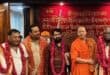 Former president Jacob Zuma (right) pictured with fugitive businessman Ajay Gupta (second from left) and South Africa's High Commissioner to India Anil Sooklal (third from right) during a visit to spiritual leaders in India. Photo: Facebook