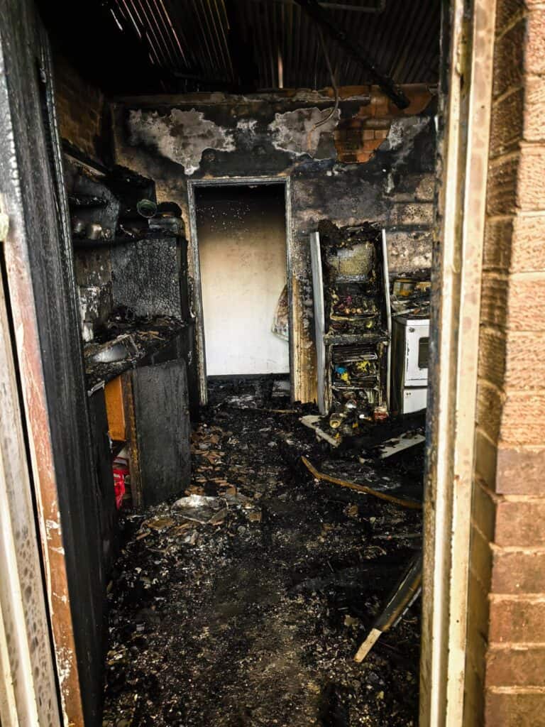 The inside of Shazia Muhammad's home. Photo: Shorné Bennie