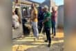 KwaMpumuza ward 1 councilor Khulekani Msomi with community members during anti illegal immigration campaign in KwaMpumuza area.Photo;Supplied