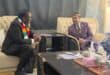 Zimbabwe president Emerson Mnangwangwa with AmaZulu King MisuZulu kaZwelithini during a high level engagement in Zimbabwe.:Photo Supplied.