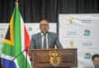 Deputy Minister in the Presidency, Kenny Morolong, addressing community members in Caluza on Thursday. Photo: Moeketsi Mamane