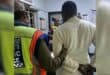 Man in white dressing gown arrested, claims doctor then teacher. Photo: Department of Transport