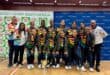 The Women’s Volleyball team secures its two-time championship title at the USSA Games. Photo: Supplied/UKZN