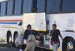 Zimbabwean nationals in Havelock Road are boarding a bus back to their country. Photo: Chris Ndaliso