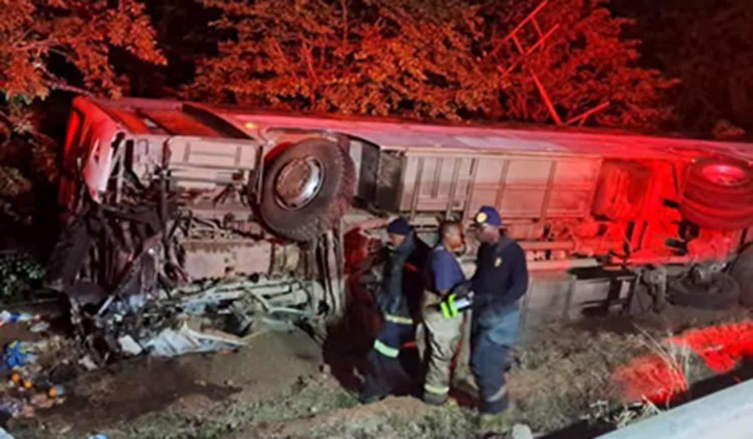 KZN repatriation bus overturns on N1, driver killed