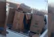 A picture depicting just some of the boxes removed in the police seizure of illicit cigarettes valued at an estimate R3.6 million. Photo: SAPS