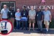 Caption 1: Pictured with visitors are (from second left): Professor Tom Walingo, Ms Ellen Abel, Mr Kwanele Dladla, Mr Bob Abel, and Mr Divesh Maharaj.