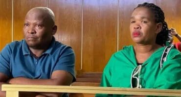 Former Enyobeni Tavern owners, married couple Siyakhangela and Vuyokazi Ndevu. Photo: X/@MorningLiveSABC