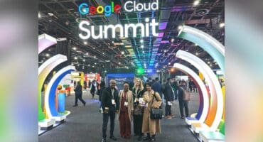 The Witness team at the Google Cloud Summit. Photo: Supplied