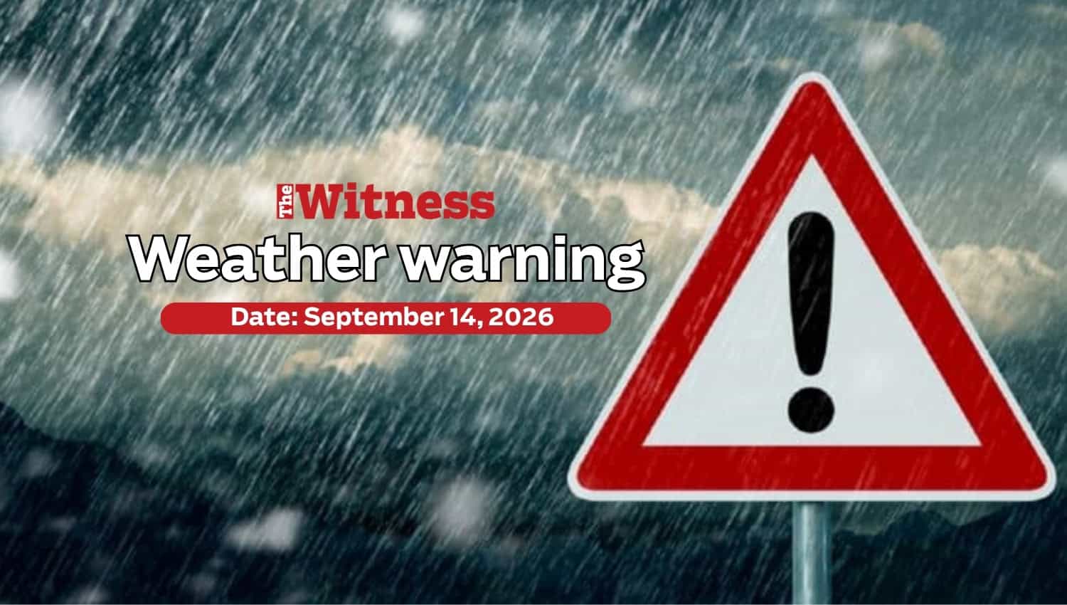 Severe thunderstorms, hail and flooding expected across KZN