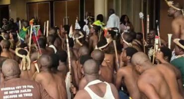 WATCH | Amabutho disrupt business indaba