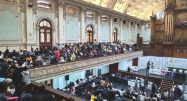 WATCH | Thousands brave cold, rain in desperate search for work