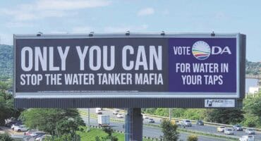 DA relaunches controversial ‘water tanker mafia’ billboard in eThekwini