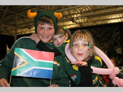 Selfs die kleinspan was in die Springbokgees vasgevang.