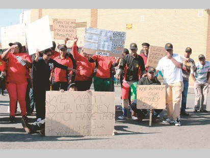 EMS employees embarked on a strike to have their initial pay reinstated after it was decreased.