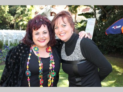 Lizz Meiring with Caxton West Rand's Debbie Pienaar.