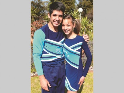 Brandan Robberts and Tenecia Coetzee.