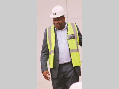 Executive Mayor of Mogale City Koketso Calvin Seerane on site at Silverstar Casino.