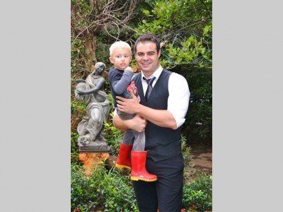 Zander Janse van Rensburg and Villa Rosa actor David Louw.