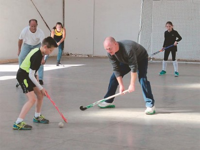 Parents and children had the opportunity to play against each other during the PSI West Rand Rhinos' open day at their Indoor Hockey Arena in Sterkfontein.