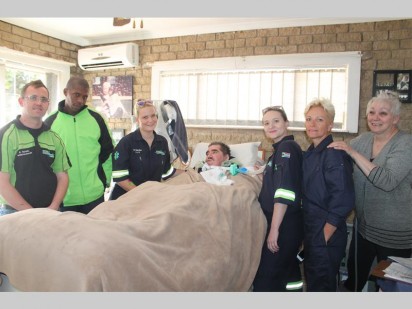 The Vitalmed team with Deon and Bernice Nel.