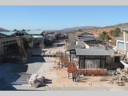 The R480-million refurbishment at Silverstar Casino is well under way.