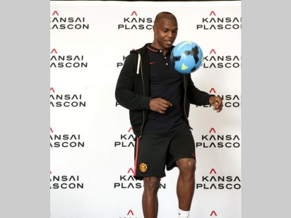 Bafana Bafana and Manchester United soccer star Quinton Fortune.