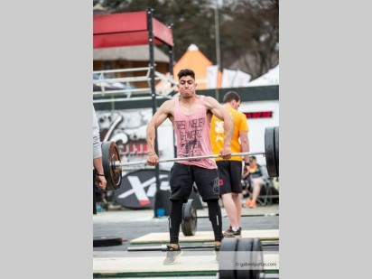 Some heavy weights were lifted in the men's category.