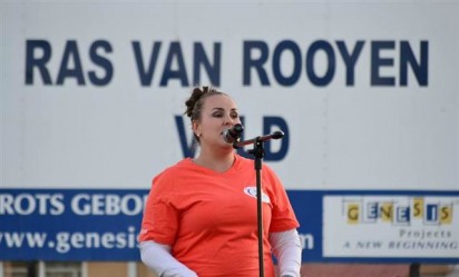 Kansa Relay for Life koördineerdeer aan die Wes-Rand, Zandri Schickerling.