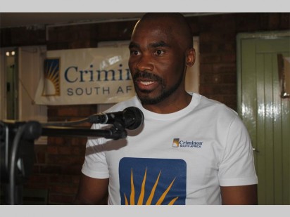 Emcee Michael Sithole.