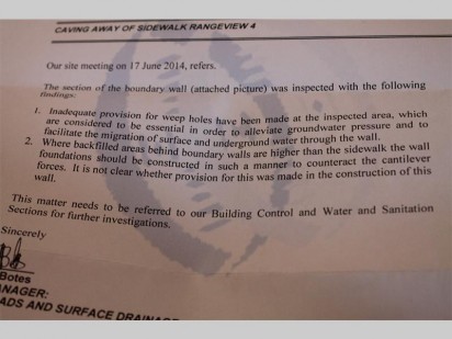 Die brief van Mogale City Plaaslike Munisipaliteit.