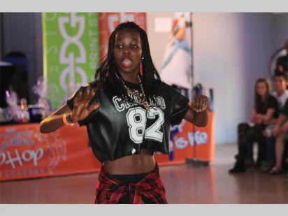 Boikanyo Nkoane shows that she's got the moves.