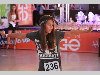 Morgan Botha having a great time on the dance floor.