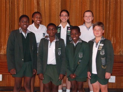 Diana de Sousa, Kutlwano May, Caitlin Morgan, Xolani Gumede, Noah Netshisaulu, Munashe Hakutangwi and Alex de Sousa.
