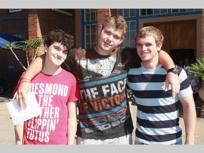 Friends Matthew van Dyk, Kenny Smith and Quintin Serfontein smile proudly when they think about what the future holds.