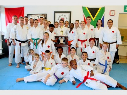 The team of the Traditional Karate Centre in the Krugersdorp CBD is excited after being named dojo of the year recently.