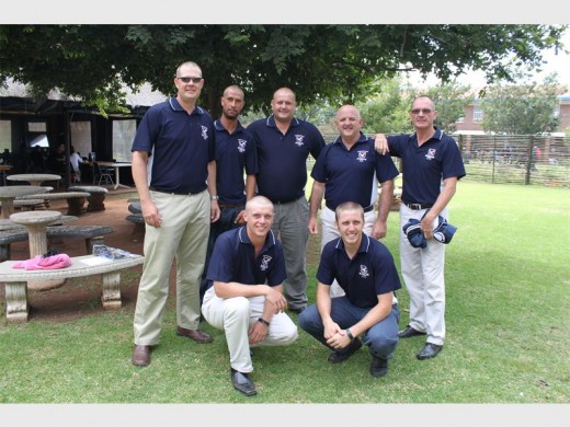 After: From top left are Neil Holmes, Zander van der Merwe, Wade Crawford, Dean Verwey and Mark Ray. From front left are Brendan Gallon and Gavin Bekker.