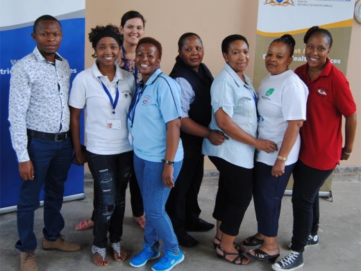 Staff members who assisted during the Glaucoma Awareness Week.