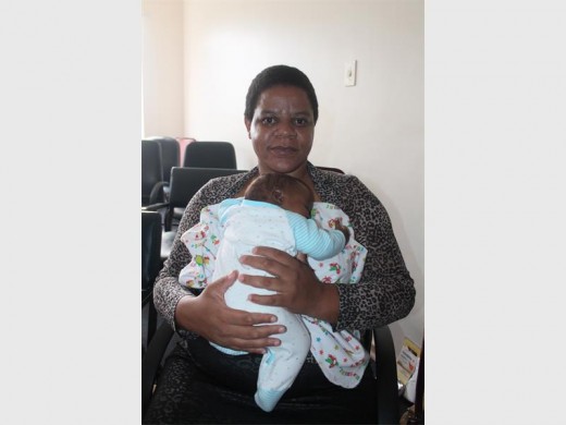 Constance Mundondo, who gave birth to her second child three months ago, spoke about pregnancy-related depression expecting mothers could experience pre and post delivery. Here she is holding her three-month-old baby Onashe, who was born prematurely at 32 weeks.