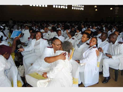 Nurses attending International Nurses Day in Chief Mogale Hall in Kagiso.