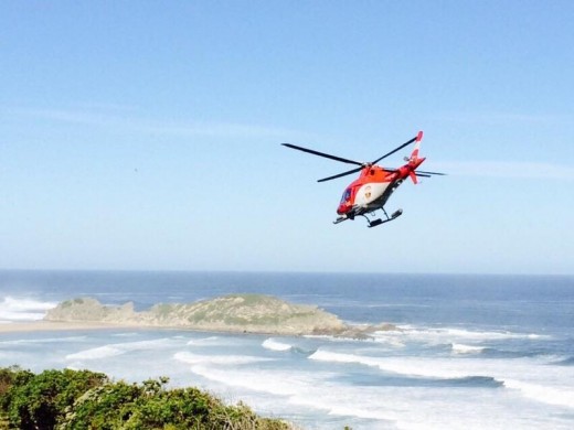 An EMS/AMS Skymed helicopter was dispatched to assist a 78-year-old man from Krugersdorp after he fell and sustained serious injuries while on holiday in the Western Cape. Photo: Steph Le Roux