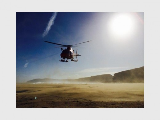 An EMS/AMS Skymed helicopter was dispatched to assist a 78-year-old man from Krugersdorp after he fell and sustained serious injuries while on holiday in the Western Cape. Photo: Steph Le Roux