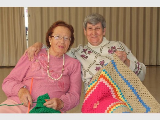 It's all fun and games for Anne Coetzee and Dottie Abrie.