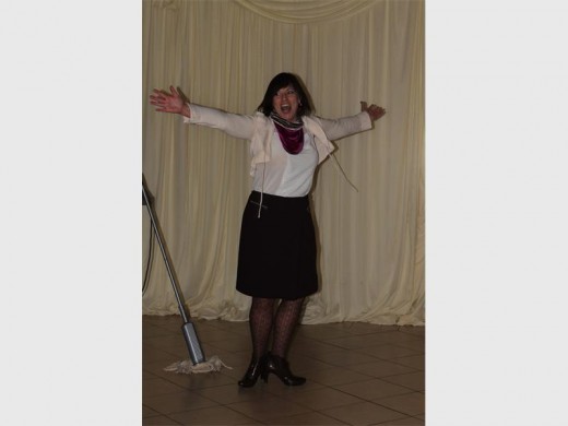 Janine Carley-James talked about giving yourself a make-over by starting with your wardrobe.